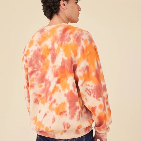 Bound Sunset Tie Dye Knit Sweater - Orange - Picture 3 of 5